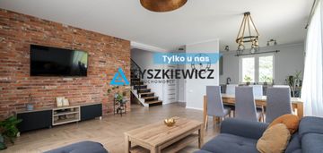 Dom wolnostojący nad szkarpawą  149m2  gm.. stegna