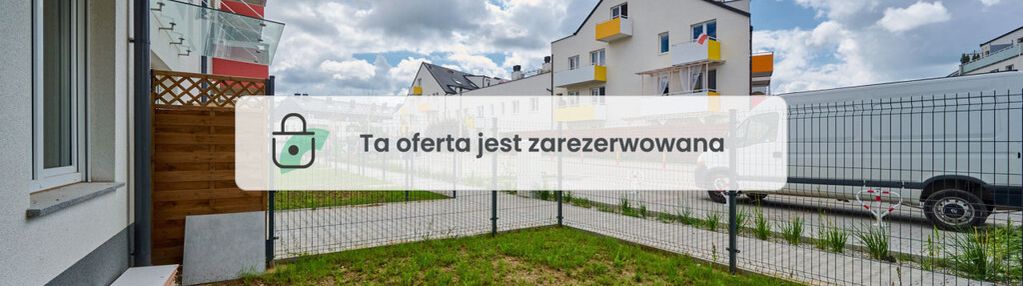 Dwupokojowe mieszkanie z ogródkiem/maślice