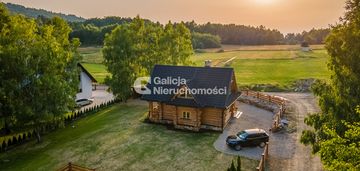 Zapraszam w bieszczady - dom z bala - działka 10ar