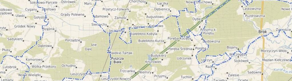 Działka budowlana w okolicach brańszczyka.