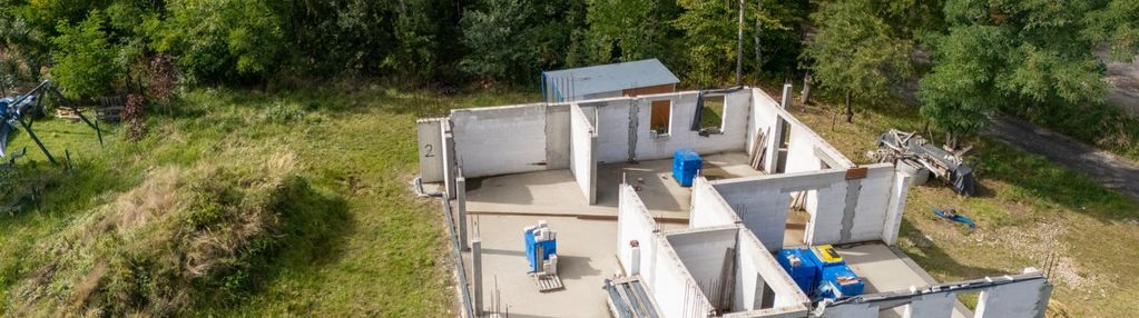 Działka z pnb|rozpoczęta budowa nowoczesnego domu