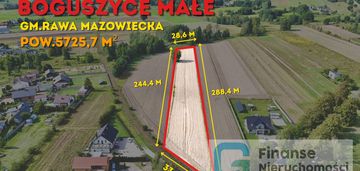 Działka pod budowę domu | 5725,7 m² | boguszyce