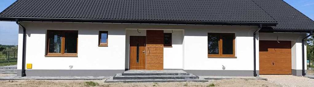 Nowy dom parterowy 128 m2 / 10,50 ara