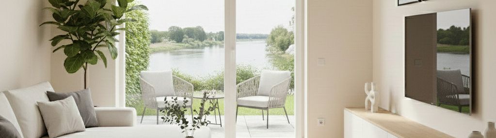 Apartament 2-pokojowy z widokiem na rzekę!