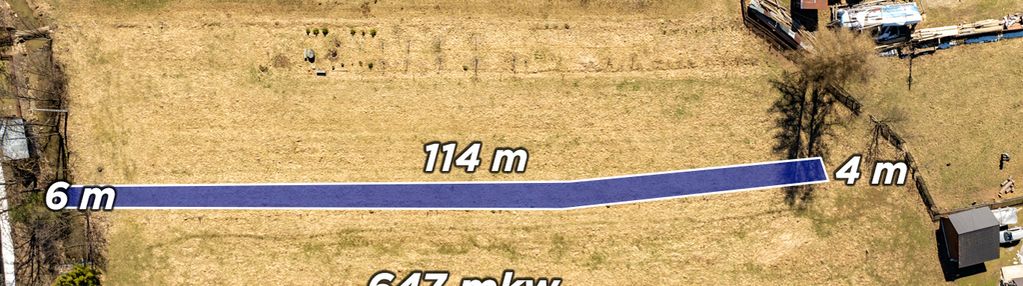 Działka budowlana chochołów | 647m2
