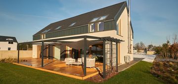 Nowy dom wolostojacy, działka 2200m2, domasław.