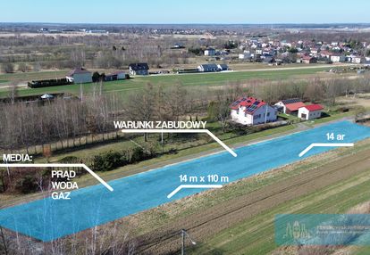 Uzbrojona działka / 14ar/ wydane wz / rudna wielka