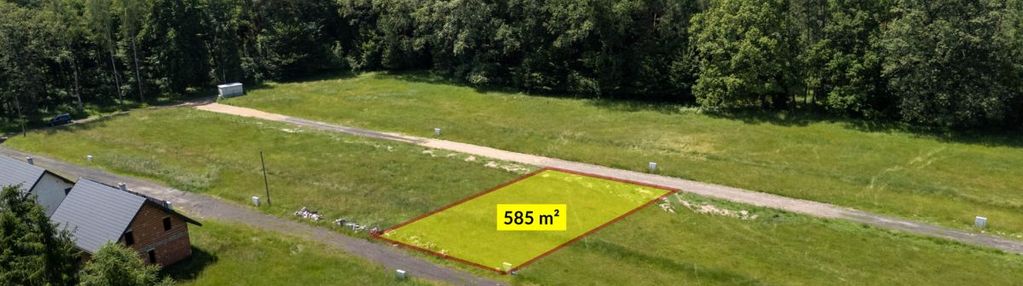 Działka 585m2 w środku lasu