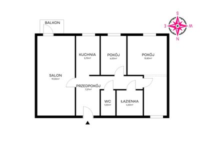 Słoneczne 3, możliwe 4 pokoje w sopocie przy lesie