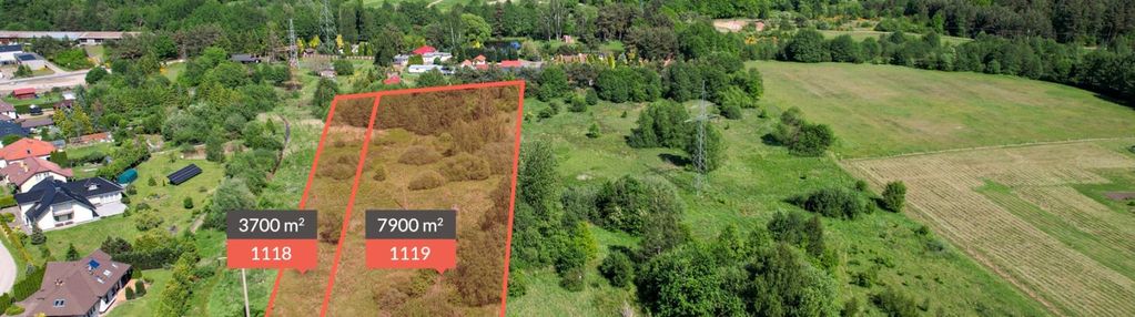 2 działki z mpzp w kobylnicy|pow.11600 m2