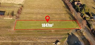 Działka budowlana 1 847 m² – radziechowy