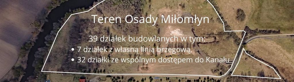 Własna linia brzegowa kanału elbląskiego