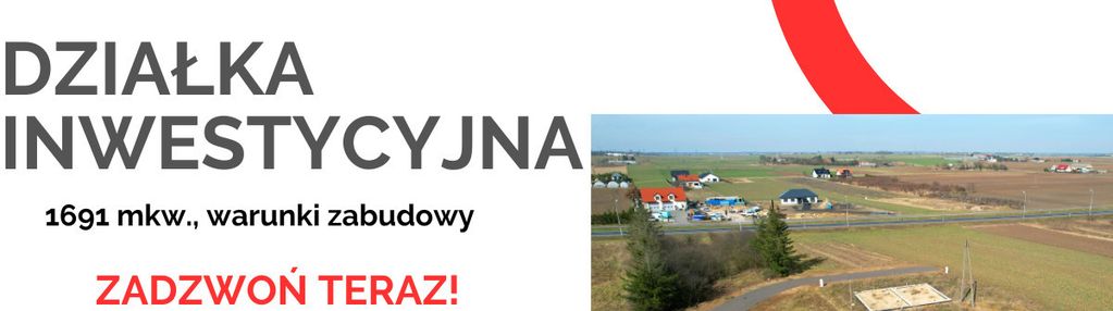 Działka usługowa, przy asfalcie, 2 wjazdy, war.zab