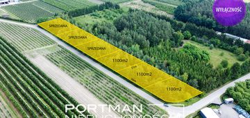 Działka budowlana 1100m2, sprzedaż, mpzp