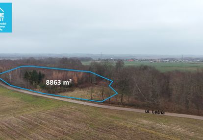 Działka z wz i pozw. na budowę w otoczeniu lasu.