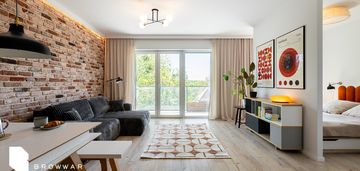 River park | widok na zieleń | 50,77 m² | garaż