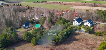 Działka budowlana 801 m², błędowo, ul. brzozowa