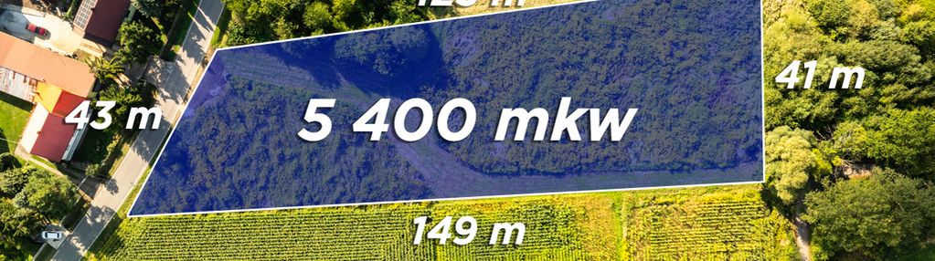 Płaska, prostokątna działka 33 km do krakowa