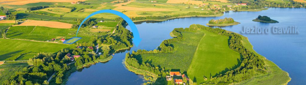 Działka z wz na dom z dostępem do jeziora!