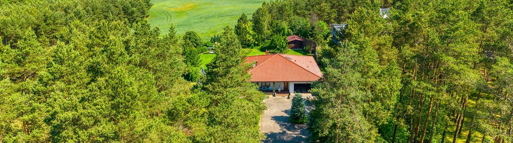 Dom wolnostojący w środku lasu! 235m2 basen, sauna