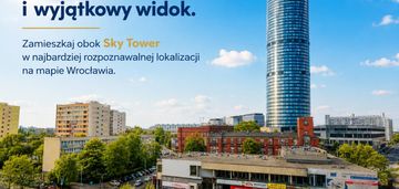 3 pokoje | widok na sky tower | balkon | winda