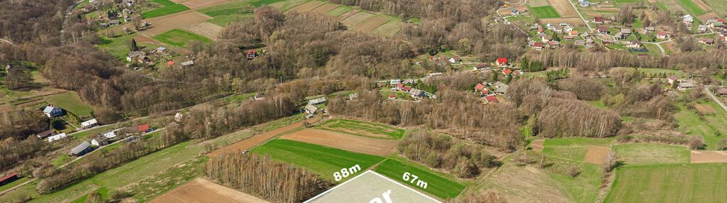 Duża działka w zielonej widokowej okolicy