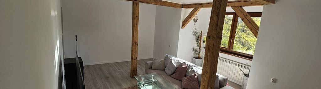 Komfortowe mieszkanie z ogródkiem  cisza i widoki