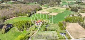 Działka jeleńska huta gm. szemud obok jeziora