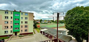 Lubawa, gdańska – 2 pokoje z balkonem, 3. piętro