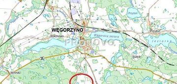 Działka rolna koło węgorzyna