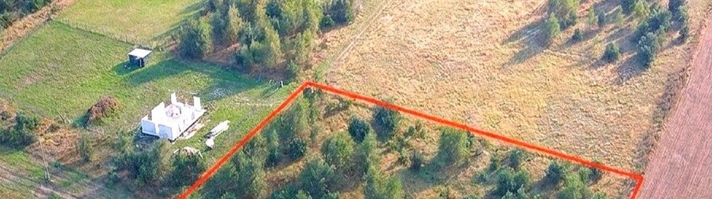Bogato zalesiona działka z widokiem na las