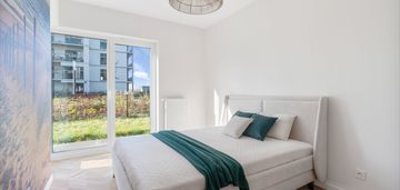 Premium 45 m² z ogródkiem i garaż-bulwary praskie