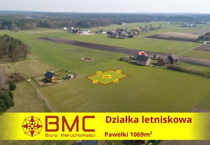 Działka letniskowa pawełki 944m2