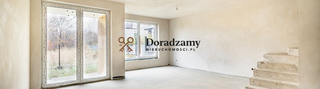 Dom w zabudowie bliźniaczej na widokowej działce