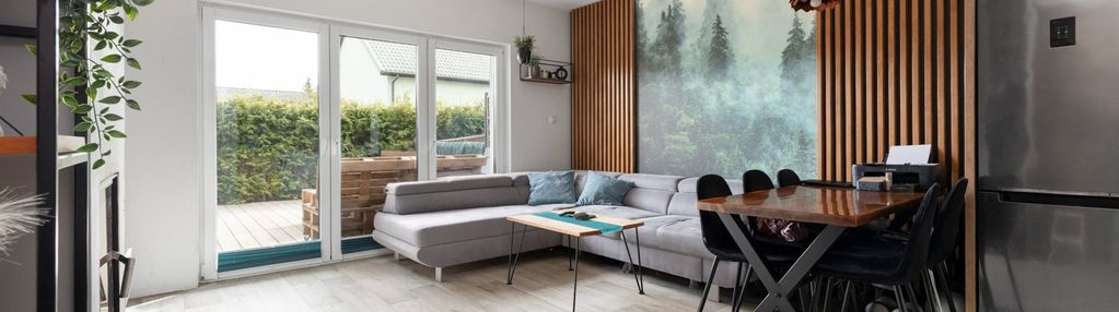 Nowoczesny dom w zabudowie szeregowej