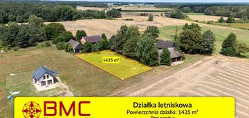 Działka budowlano letniskowa panoszów 1435m2