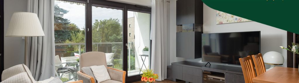 50,5m2/mokotów/2 pokoje/widok