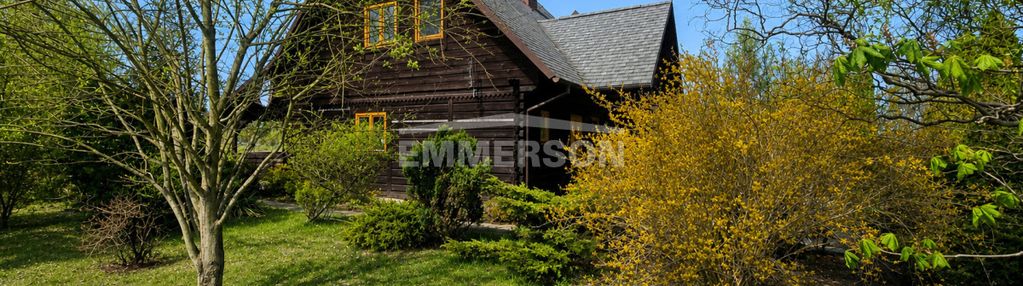 Całoroczny dom z bala | 3500 m² | 45 min od w-wy