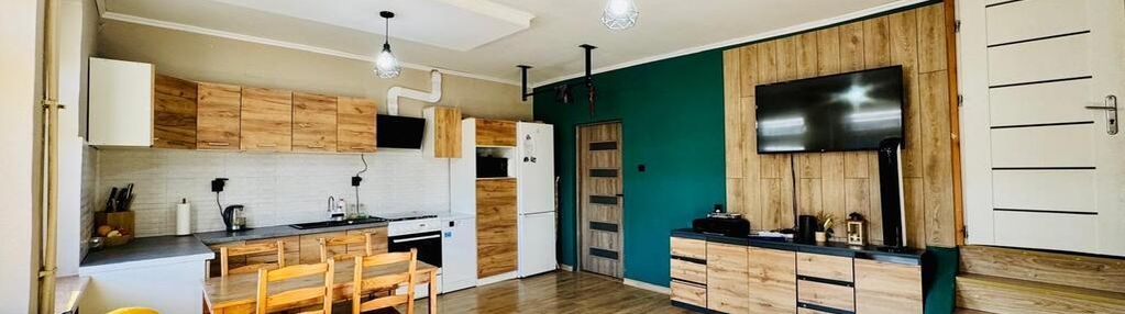 Dwupoziomowe mieszkanie z ogródkiem w pszowie