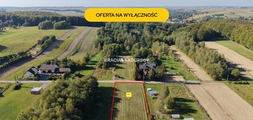 Działka 60 ar. rol-budowlana media sąspów spokój