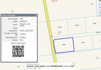 Duża działka gorzewo