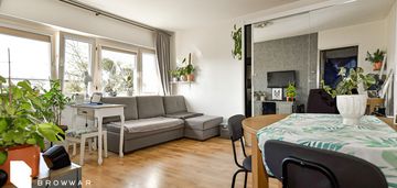 Słoneczna kawalerka z osobną kuchnią/grunwald