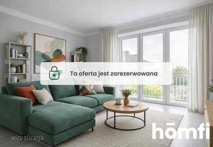 Jasne dwa pokoje z balkonem