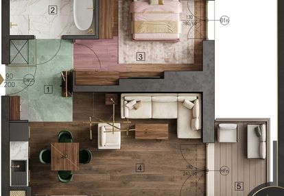 !!! apartament 2-pok, genialny salon, premium !!!