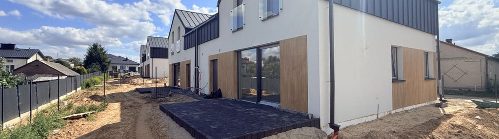 Nowoczesny bliźniak 128 m² | działka 450 m²