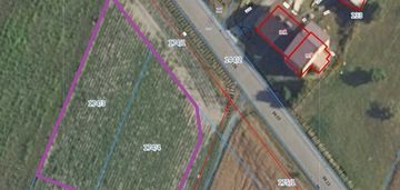 Działka pod bliźniaki i zabudowę jednorodzinną