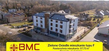 Nowe mieszkanie 58m2 f2 zielone osiedle koszęcinie
