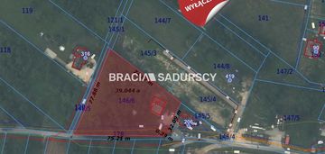 Działka budowlano-usługowa, morawica, liszki