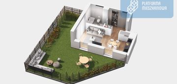 Ogród 64m2 | garaż za 1000zł !!! | zobacz na żywo