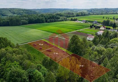 Widokowe działki pod lasem, 20 km od rzeszowa